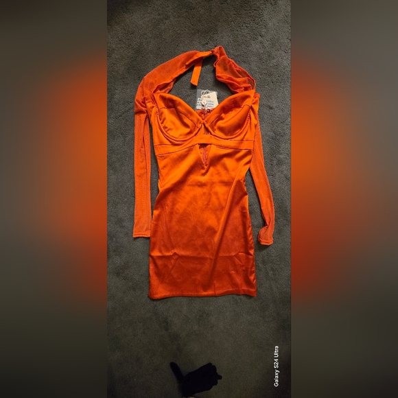 Oh polly orange dress - Picture 2 of 3